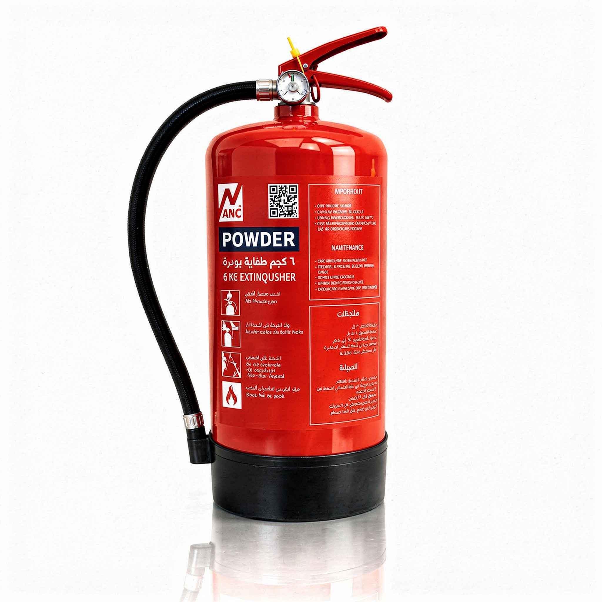 ABC dry powder fire extinguisher 6kg Saudi Arabia