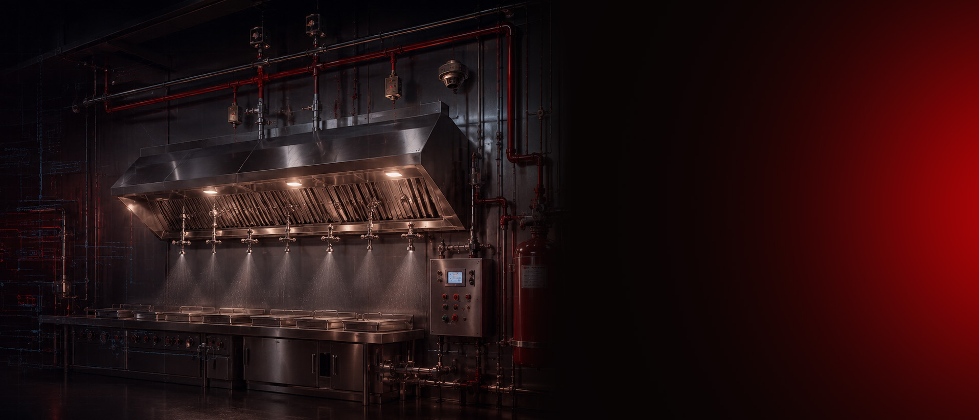 Kitchen hood fire suppression system Saudi Arabia