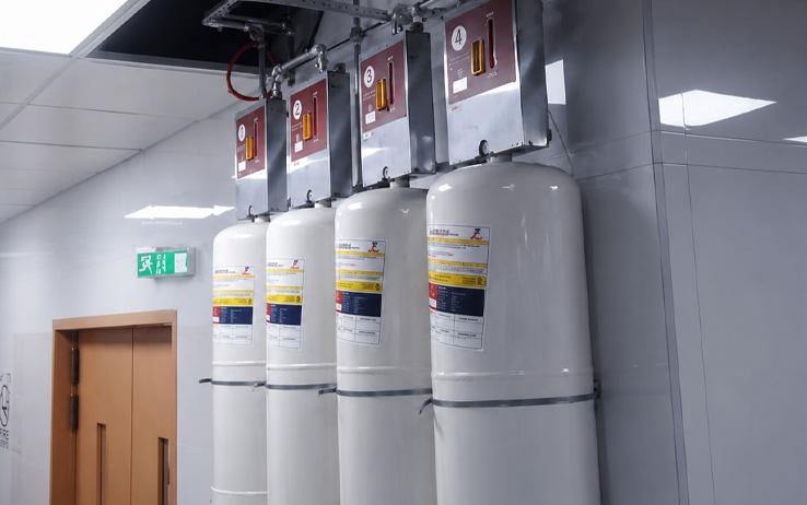 Kitchen hood fire suppression project Saudi Arabia