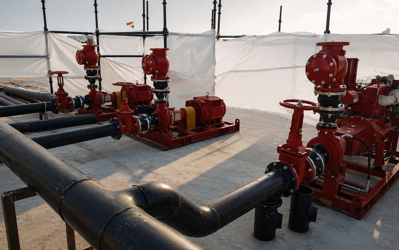 ANC fire pump project case study Saudi Arabia