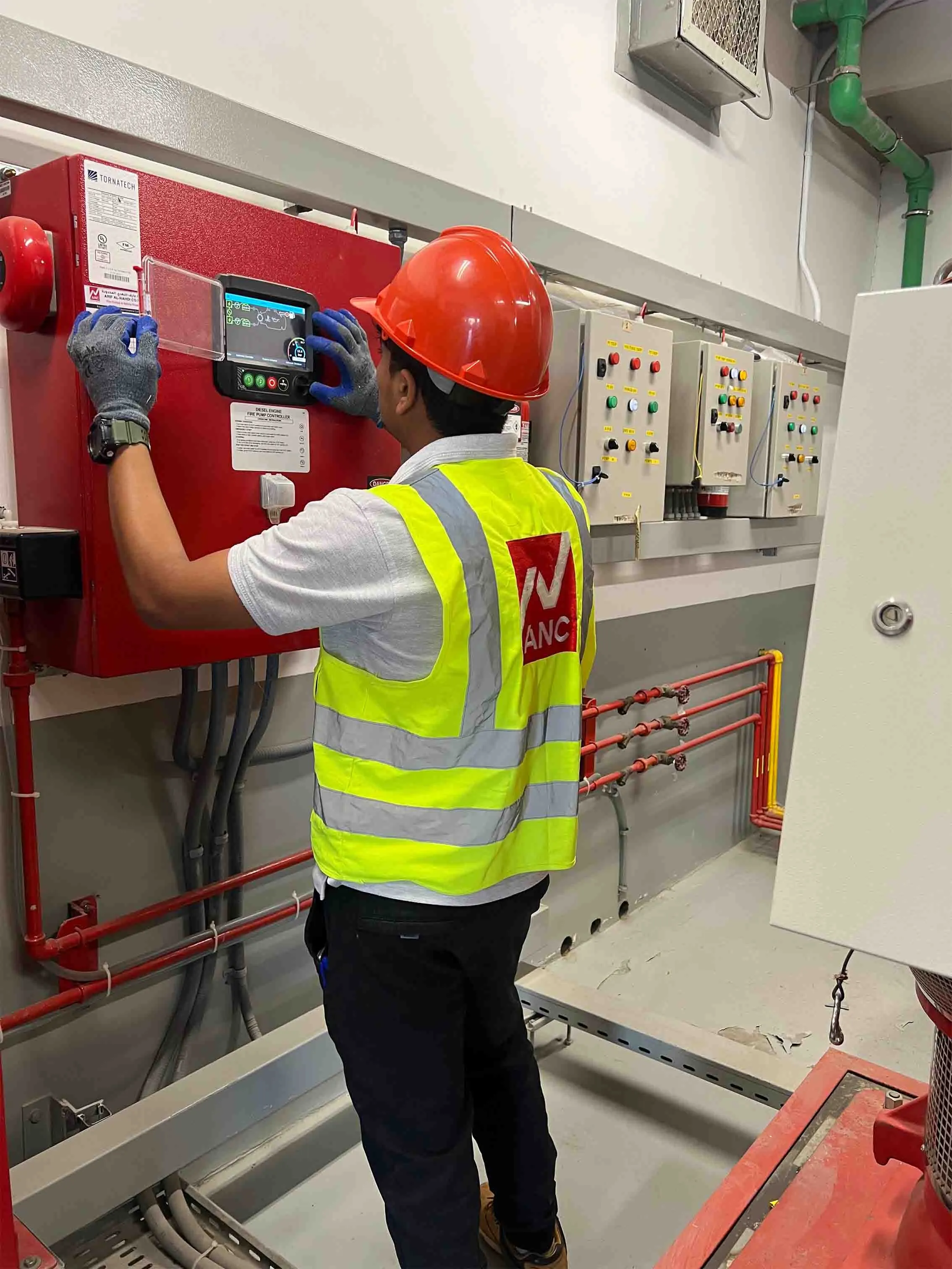 Fire pump maintenance and testing services