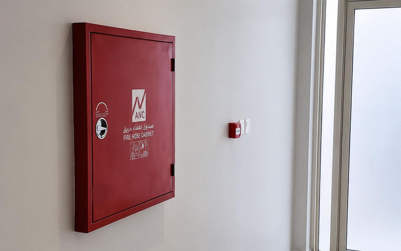 ANC fire hose cabinet project case study Saudi Arabia