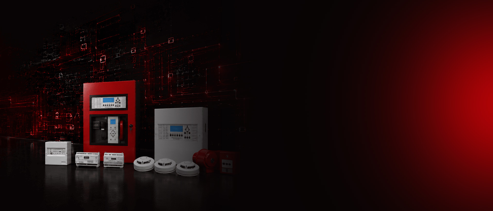 ANC addressable fire alarm system control panel and detectors Saudi Arabia