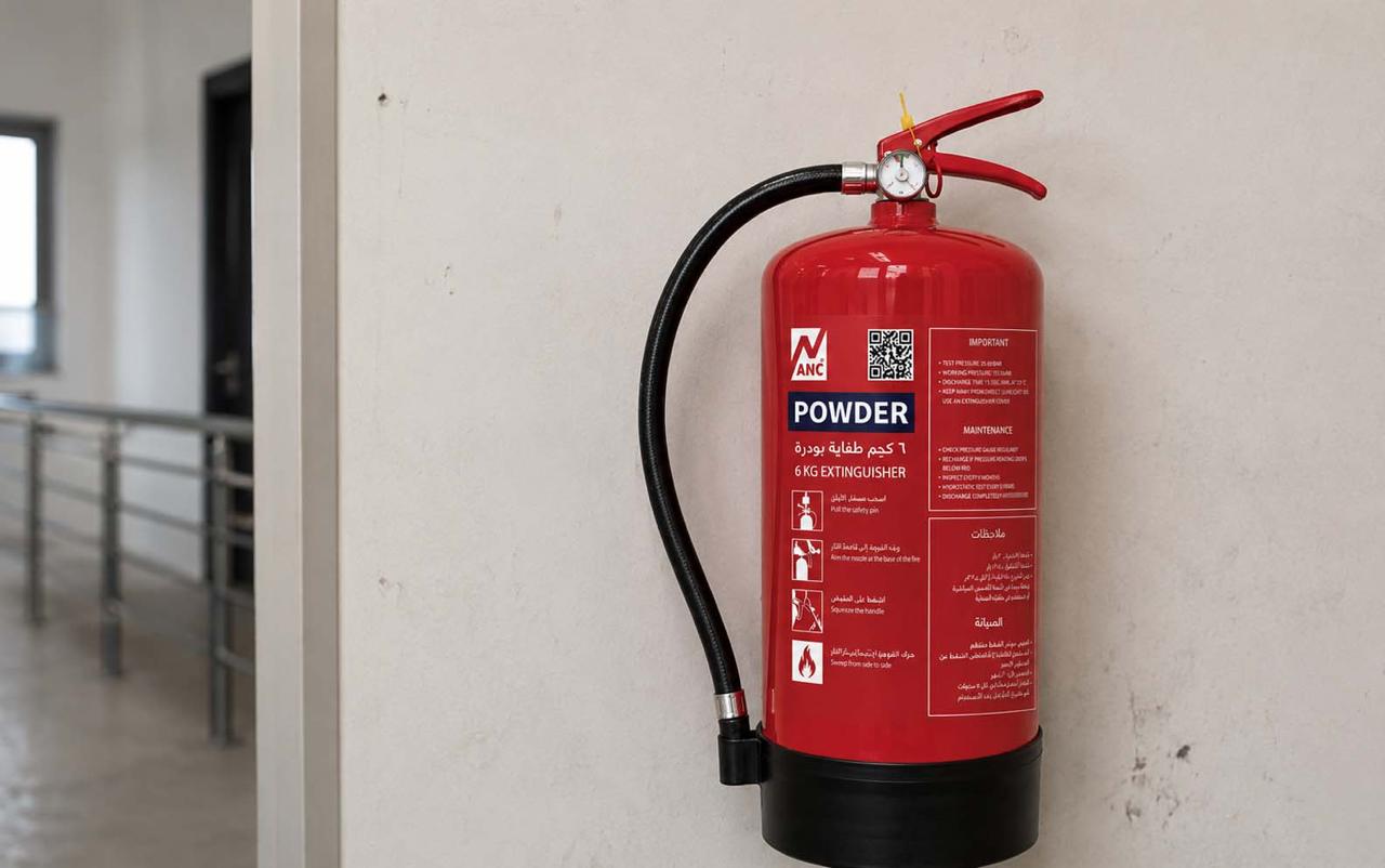ANC fire extinguisher project case study Saudi Arabia