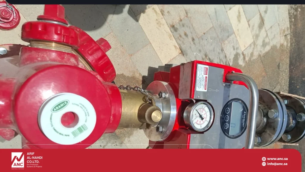 اختبار مضخة الحريق