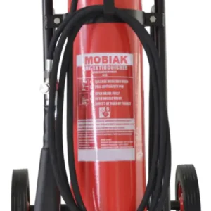 طفاية حريق ثاني اكسيد الكربون CO₂ على عربة 20 كيلو - 30 لتر - MBK20-200CO-VR