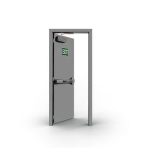 120-Minute Fire-Rated Steel Emergency Door – 1000 × 2100 mm