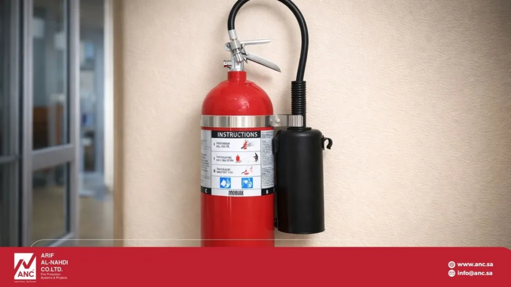 صيانة وفحص طفايات الحريق في المطاعم