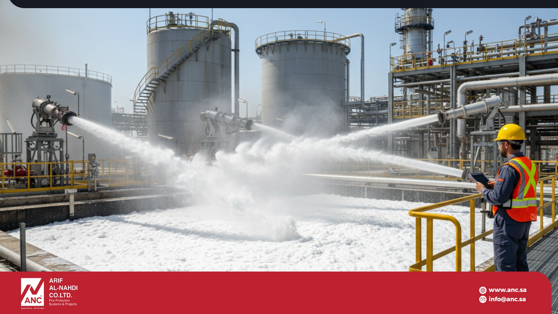 foam system for fire fighting